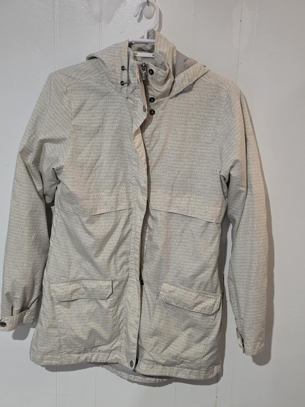 Columbia Women's Light Cream Hooded Women's Jacket